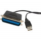 Startech.Com Parallel printer adapter - USB - parallel - 10 ft - 10 ft - 1 x Centronics Male Parallel - 1 x Type A Male USB - Black - RoHS Compliance ICUSB128410