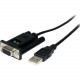 Startech.Com 1 Port USB to Null Modem RS232 DB9 Serial DCE Adapter Cable with FTDI - 1 x DB-9 Female Serial - 1 x Type A Male USB - Black - RoHS, TAA Compliance ICUSB232FTN