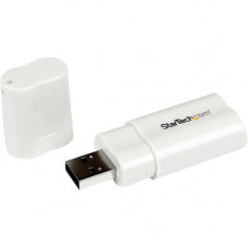 Startech.Com USB 2.0 to Audio Adapter - Sound card - stereo - Hi-Speed USB - 1 x Type A Male USB - 1 x Mini-phone Female Audio In - TAA Compliance ICUSBAUDIO