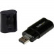 Startech.Com Audio USB Adapter - 1 x Type A Male USB - 1 x Mini-phone Female Audio In, 1 x Mini-phone Female Audio Out - TAA Compliant - RoHS, TAA Compliance ICUSBAUDIOB