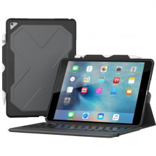 ZAGG Rugged Messenger Keyboard/Cover Case (Folio) for 10.5" iPad Pro - Black - Drop Resistant Interior, Damage Resistant Interior, Scratch Resistant - Polycarbonate, Thermoplastic Polyurethane (TPU) - English Keyboard Localization - 0.9" Height 