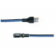 Middle Atlantic Products Signal-Safe IEC-18X4 Standard Power Cord - Blue IEC18X4