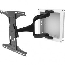 Peerless -AV Designer IM747PU Wall Mount for Flat Panel Display, A/V Equipment - Black, White - 1 Display(s) Supported65" Screen Support - 105 lb Load Capacity - 400 x 400 VESA Standard - TAA Compliance IM747PU