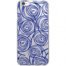 CENTON OTM iPhone 6 Clear Case New Age Collection, Swirls, Sapphire - For Apple iPhone 6 Smartphone - Sapphire - Clear IP6CLR-AGE-02V3