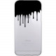 CENTON OTM Iconic Prints Clear Phone Case, Black Drip - For iPhone 6, iPhone 6S Plus - Black Drip IP6V1CLR-ICN-02