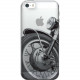 CENTON OTM Rugged Prints Clear Phone Case, Motorcycle - For iPhone 6 Plus, iPhone 6S Plus - Motorcycle - Clear IP6PV1CLR-RGD-03