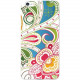 CENTON OTM iPhone 6 Plus White Glossy Case Paisley Collection, Blue - For Apple iPhone 6 Plus Smartphone - Paisley - White, Blue - Glossy IP6PV1WG-PAI-04