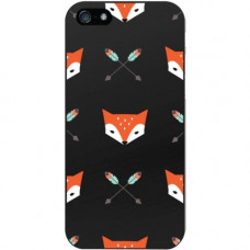 CENTON OTM Hipster Prints Black Phone Case, Mr. Fox - iPhone 6/6S - For iPhone 6, iPhone 6S - Mr.Fox - Black - Wear Resistant, Tear Resistant IP6V1BM-HIP-01