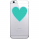 CENTON OTM Classic Prints Clear Phone Case, Heart Beat Blue - For iPhone 6, iPhone 6S Plus - Heart Beat Blue IP6V1CLR-CLS-05