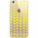 CENTON OTM Classic Prints Clear Phone Case, Falling Yellow Hearts - iPhone 6/6S - For iPhone 6, iPhone 6S - Falling Yellow Hearts - Clear - Wear Resistant, Tear Resistant IP6V1CLR-CLS-06