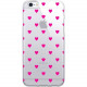 CENTON OTM Classic Prints Clear Phone Case, Dotty Magenta Hearts - For iPhone 6, iPhone 6S Plus - Dotty Magenta Hearts IP6V1CLR-CLS-09