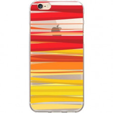 CENTON OTM OTM Classic Prints Clear Phone Case, Rainbow Stripes - For iPhone 6, iPhone 6S Plus - Rainbow Stripes IP6V1CLR-CLS-13