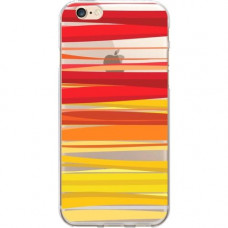 CENTON OTM Classic Prints Clear Phone Case, Sun Ray Stripes - For iPhone 6, iPhone 6S Plus - Sun Ray Stripes IP6V1CLR-CLS-12