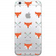CENTON OTM Hipster Prints Clear Phone Case, Mr. Fox - iPhone 6/6S - For iPhone 6, iPhone 6S - Mr.Fox - Clear - Wear Resistant, Tear Resistant IP6V1CLR-HIP-00