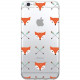 CENTON OTM Hipster Prints Clear Phone Case, Mr. Fox - iPhone 6/6S - For iPhone 6, iPhone 6S - Mr.Fox - Clear - Wear Resistant, Tear Resistant IP6V1CLR-HIP-00