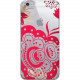 CENTON OTM Floral Prints Clear Phone Case, Paisley Red - iPhone 6/6S - For iPhone 6, iPhone 6S - Paisley Red - Clear - Wear Resistant, Tear Resistant IP6V1CLR-PAI-01