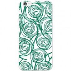 CENTON OTM iPhone 6 White Glossy Case New Age Collection, Swirls, Jade - iPhone 6 - White - Jade - Glossy IP6WG-AGE-02V2