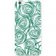 CENTON OTM iPhone 6 White Glossy Case New Age Collection, Swirls, Jade - iPhone 6 - White - Jade - Glossy IP6WG-AGE-02V2