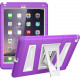 I-Blason ArmorBox 2 Layer Full-Body Protection KickStand Case for iPad Air - For iPad Air - Purple, White - Scratch Resistant, Dust Resistant, Shatter Resistant - Polycarbonate, Silicone IPAD5-ABH-PL/WH