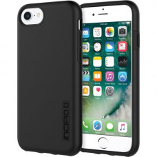 Incipio DualPro The Original Dual Layer Protective Case for iPhone 7 - For iPhone 7, iPhone 6, iPhone 6S - Black - Scratch Resistant, Drop Resistant, Shock Absorbing, Bump Resistant - Polycarbonate, Silicone IPH-1465-BLK