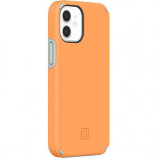 Incipio Duo for iPhone 12 mini - For Apple iPhone 12 mini Smartphone - Clementine Orange, Gray - Soft-touch - Bump Resistant, Drop Resistant, Impact Resistant, Bacterial Resistant, Scratch Resistant, Discoloration Resistant - 12 ft Drop Height IPH-1893-CL