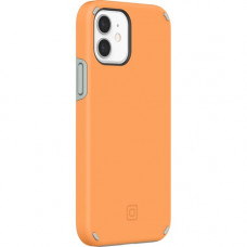 Incipio Duo for iPhone 12 & iPhone 12 Pro - For Apple iPhone 12, iPhone 12 Pro Smartphone - Clementine Orange, Gray - Soft-touch - Bump Resistant, Drop Resistant, Impact Resistant, Bacterial Resistant, Scratch Resistant, Discoloration Resistant, Fungu