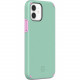Incipio Duo for iPhone 12 & iPhone 12 Pro - For Apple iPhone 12, iPhone 12 Pro Smartphone - Candy Mint, Pink - Soft-touch - Bump Resistant, Drop Resistant, Impact Resistant, Bacterial Resistant, Scratch Resistant, Discoloration Resistant, Fungus Resis