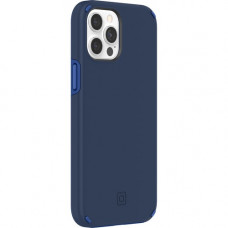 Incipio Duo for iPhone 12 Pro Max - For Apple iPhone 12 Pro Max Smartphone - Dark Blue, Blue Classic - Soft-touch - Bump Resistant, Drop Resistant, Impact Resistant, Bacterial Resistant, Scratch Resistant, Discoloration Resistant, Fungus Resistant, Slip R