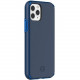 Incipio Duo for iPhone 11 Pro & iPhone Xs/X - For Apple iPhone 11 Pro, iPhone XS, iPhone X Smartphone - Dark Blue, Classic Blue - Soft-touch - Bacterial Resistant, Scratch Resistant, Discoloration Resistant, Impact Resistant, Drop Resistant, Bump Resi