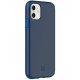 Incipio Duo for iPhone 11 & iPhone XR - For Apple iPhone 11, iPhone XR Smartphone - Dark Blue, Classic Blue - Soft-touch - Bacterial Resistant, Scratch Resistant, Discoloration Resistant, Impact Resistant, Drop Resistant, Bump Resistant IPH-1906-BLU