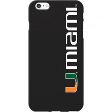 CENTON OTM iPhone 6 Plus Black Matte Classic Case University of Miami - For Apple iPhone 6 Plus Smartphone - University of Miami - Black - Matte IPH6PCV1BM-MIA