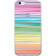CENTON OTM Classic Prints Clear Phone Case, Pastel Stripes - For iPhone 6 Plus, iPhone 6S Plus - Pastel Stripes - Clear IPH6V1CLR-CLS-01