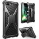 I-Blason Transformer Carrying Case (Holster) iPhone 7, iPhone 8 - Black - Impact Resistant Exterior, Shock Absorbing Interior - Polycarbonate - Holster, Belt Clip IPH8-TRANSF-BK