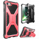 I-Blason Transformer Carrying Case (Holster) Apple iPhone 8 Smartphone - Pink - Impact Resistant Exterior, Shock Absorbing Interior - Polycarbonate - Holster, Belt Clip IPH8-TRANSF-PK