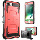 I-Blason Armorbox Case - For Apple iPhone 8 Plus Smartphone - Pink - Polycarbonate, Thermoplastic Polyurethane (TPU) IPH8P-ARMOR-PK