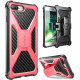 I-Blason Transformer Carrying Case (Holster) iPhone 7 Plus, iPhone 8 Plus - Pink - Impact Resistant Exterior, Shock Absorbing Interior - Polycarbonate - Holster, Belt Clip IPH8P-TRANSF-PK