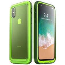 I-Blason Argos Carrying Case (Holster) iPhone X - Green - Water Proof Port, Scratch Resistant - Polycarbonate - Holster, Clip IPHX-AGS-FT/GN