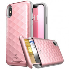 I-Blason Argos iPhone X Case - For iPhone X - Pink - Polycarbonate IPHX-AGS-FT/PK