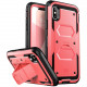 I-Blason Armorbox Carrying Case (Holster) Apple iPhone X Smartphone - Pink - Drop Resistant, Shock Absorbing, Scratch Resistant, Scrape Resistant - Polycarbonate Exterior, Thermoplastic Polyurethane (TPU) - Holster, Belt Clip IPHX-ARMRBX-PK
