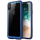 I-Blason Halo iPhone X Case - For Apple iPhone X Smartphone - Blue, Clear - Polycarbonate, Thermoplastic Polyurethane (TPU) IPHX-HALO-C/NY