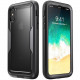 I-Blason Magma iPhone X Case - For Apple iPhone X Smartphone - Black - Polycarbonate, Thermoplastic Polyurethane (TPU) IPHX-MAGMA-BK