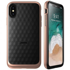 I-Blason Transformer Carrying Case (Holster) Apple iPhone X Smartphone - Rose Gold - Impact Resistant Exterior, Shock Absorbing Interior - Polycarbonate - Holster, Belt Clip IPHX-TRANSF-RG