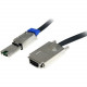 Startech.Com 1m External Serial Attached SCSI SAS Cable - SFF-8470 to SFF-8088 - SAS for Network Device - 3.28 ft - 1 x SFF-8470 Male SAS - 1 x SFF-8088 Male Mini-SAS - RoHS, TAA Compliance ISAS88701