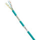 Panduit Cat.5e SF/UTP Network Cable - 1000 ft Category 5e Network Cable for Network Device - Bare Wire - Bare Wire - Shielding - Teal - TAA Compliance ISFCH5C04ATL-XG