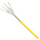 Panduit Cat.6 S/FTP Network Cable - 1640 ft Category 6 Network Cable for Network Device - Bare Wire - Bare Wire - Shielding - Yellow - 1 Pack - TAA Compliance ISX6004AYL-LED