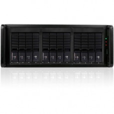 Istarusa RAIDage JAGE412HDBK-DE-SEA Drive Enclosure 12Gb/s SAS, SATA/600 - Mini-SAS HD Host Interface - 4U Rack-mountable - Black - Hot Swappable Bays - 12 x HDD Supported - 12 x 3.5" Bay - SECC JAGE412HDBK-DE-SEA
