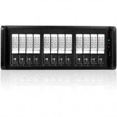 Istarusa RAIDage JAGE412HDSL-DE Drive Enclosure 12Gb/s SAS, SATA/600 - Mini-SAS HD Host Interface - 4U Rack-mountable - Black, Silver - Hot Swappable Bays - 12 x HDD Supported - 12 x 3.5" Bay - SECC JAGE412HDSL-DE