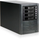 Istarusa RAIDage JAGE5BT4HDBK Drive Enclosure 12Gb/s SAS, SATA/600 - Mini-SAS HD Host Interface Tower - Black - Hot Swappable Bays - 4 x HDD Supported - 4 x 2.5"/3.5" Bay - Steel JAGE5BT4HDBK