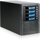 Istarusa RAIDage JAGE5BT4HDBL Drive Enclosure 12Gb/s SAS, SATA/600 - Mini-SAS HD Host Interface Tower - Black, Blue - Hot Swappable Bays - 4 x HDD Supported - 4 x 2.5"/3.5" Bay - Steel JAGE5BT4HDBL