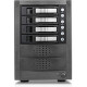 Istarusa RAIDage JAGE5BT4HDSL Drive Enclosure 12Gb/s SAS, SATA/600 - Mini-SAS HD Host Interface Tower - Black, Silver - Hot Swappable Bays - 4 x HDD Supported - 4 x 2.5"/3.5" Bay - Steel JAGE5BT4HDSL